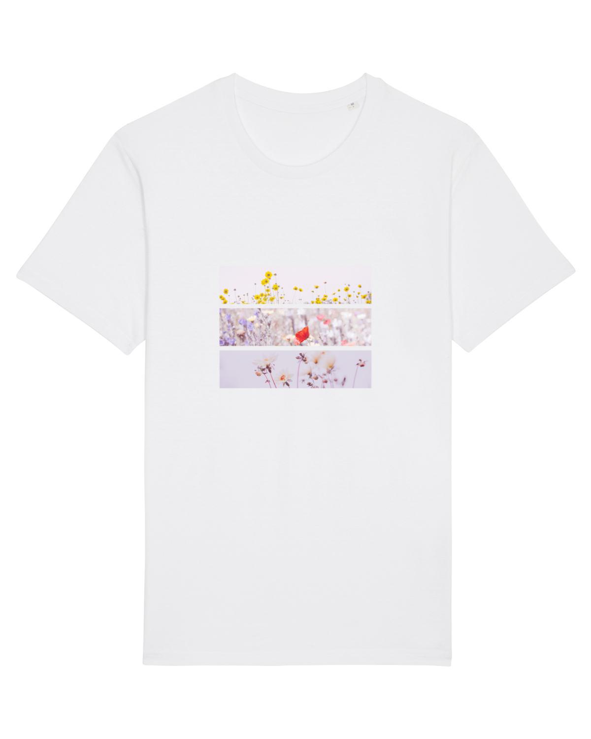 Tricou mânecă scurtă Unisex Rocker White