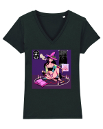 Vrăjitoare Tricou mânecă scurtă guler V Damă Evoker