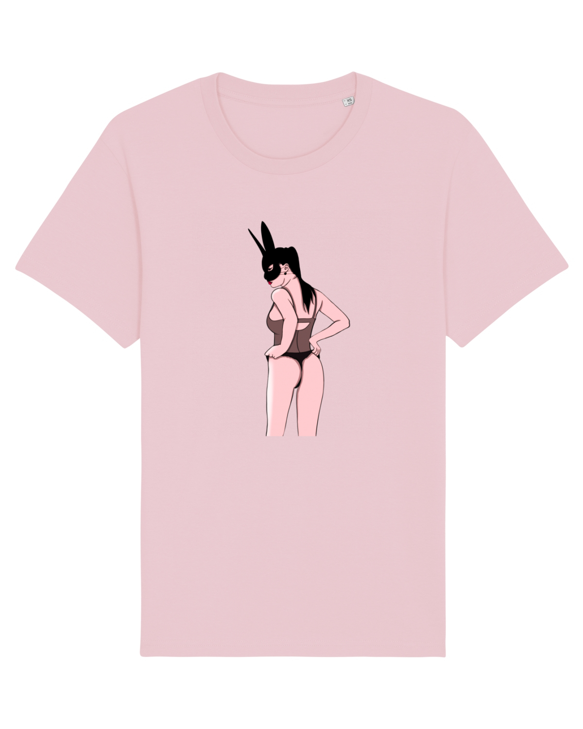 Tricou mânecă scurtă Unisex Rocker Cotton Pink