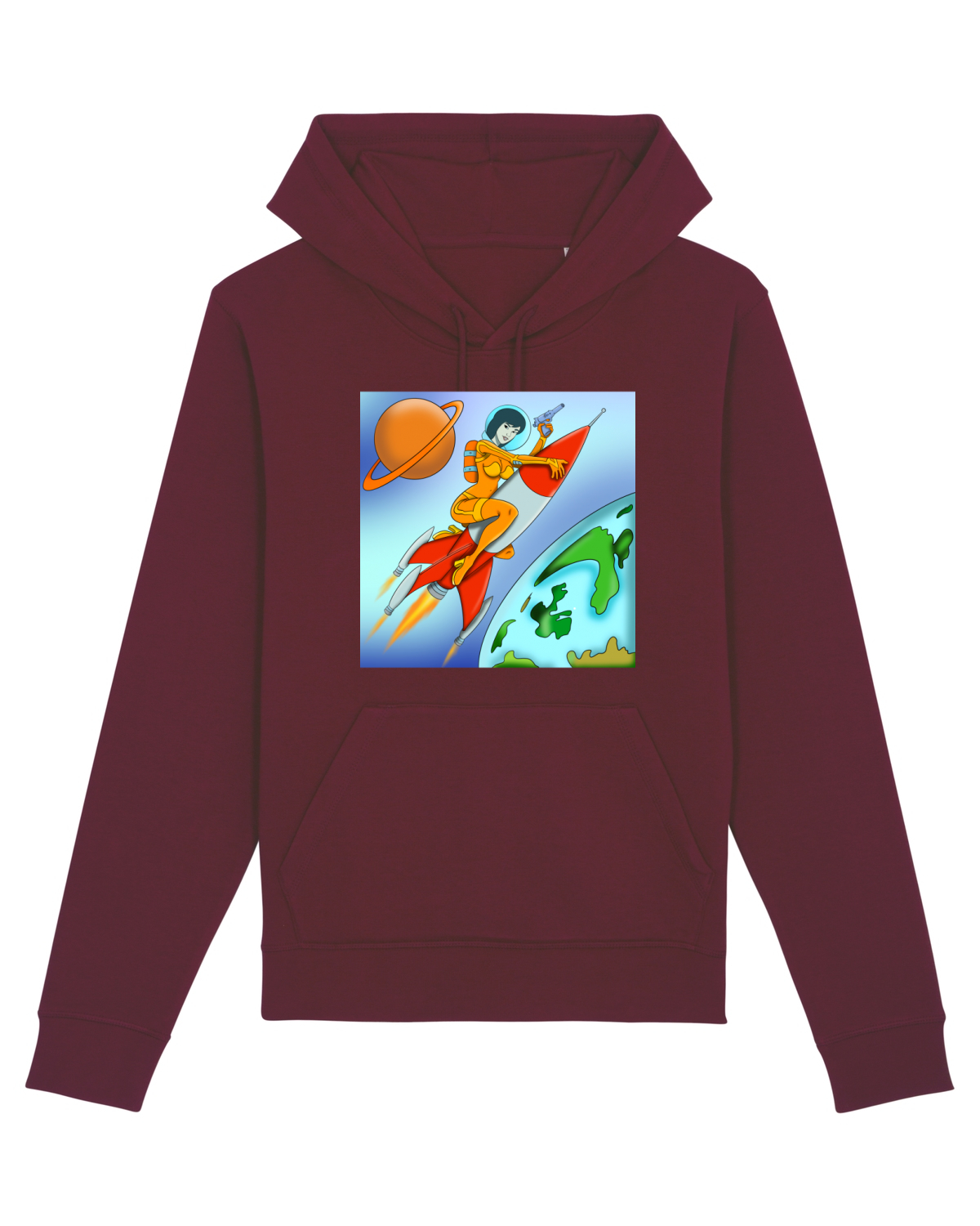 Hanorac Unisex Drummer Burgundy