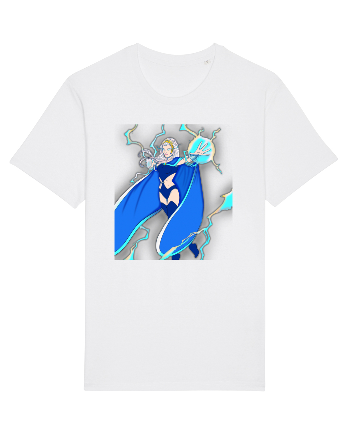 Tricou mânecă scurtă Unisex Rocker White