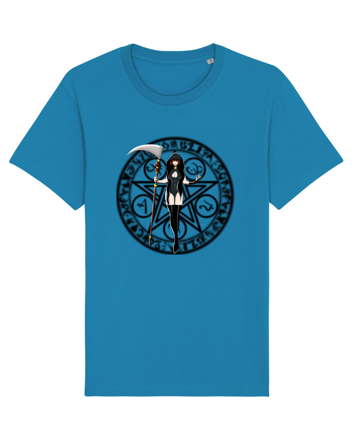 Tricou mânecă scurtă Unisex Rocker Azur