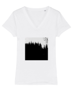 Dark Forest Tricou mânecă scurtă guler V Damă Evoker