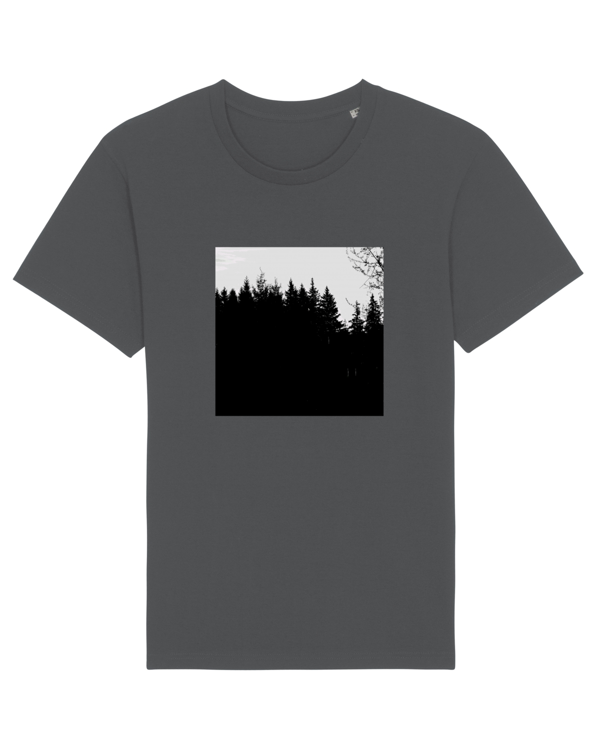 Tricou mânecă scurtă Unisex Rocker Anthracite