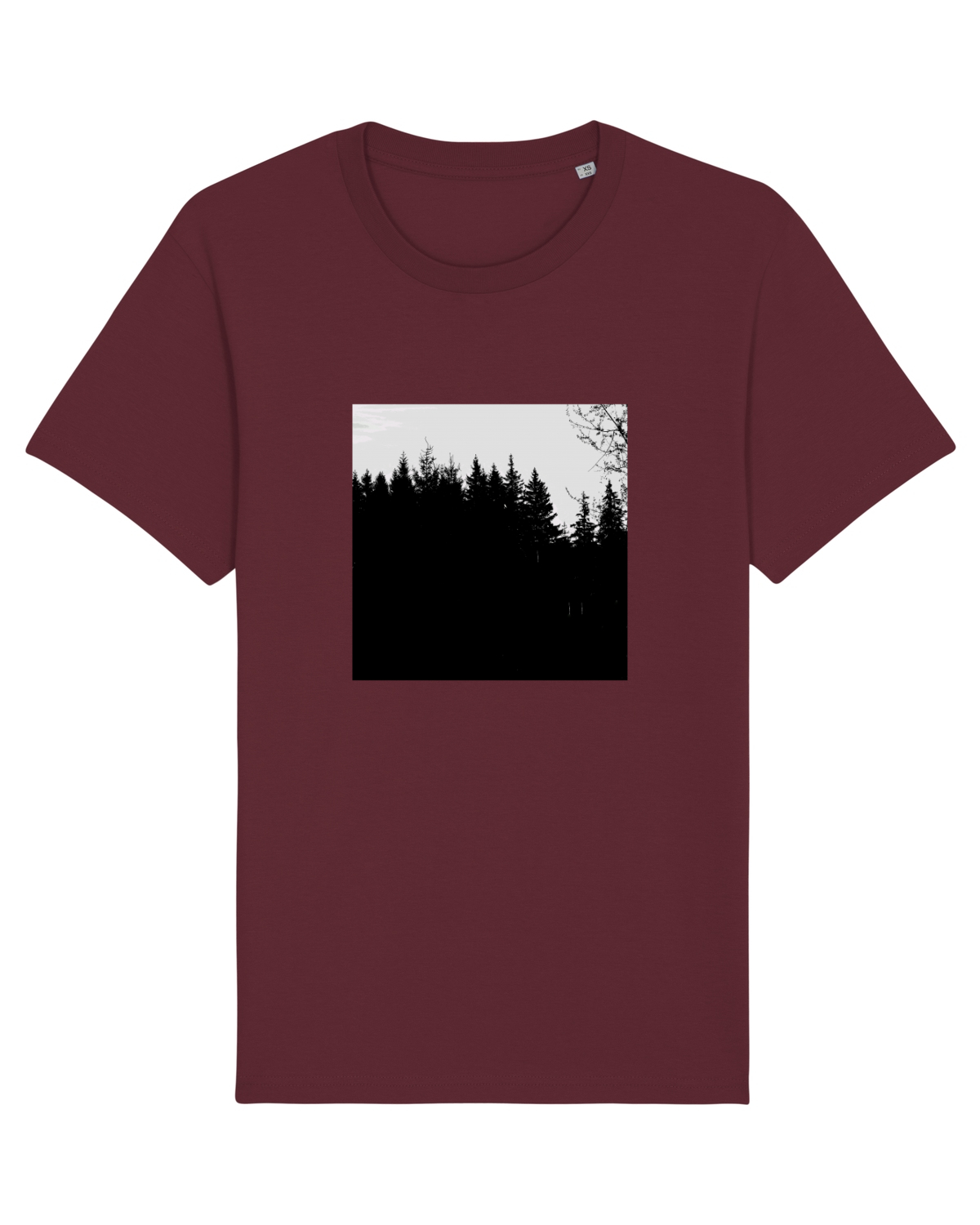 Tricou mânecă scurtă Unisex Rocker Burgundy
