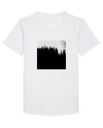 Dark Forest Tricou mânecă scurtă guler larg Bărbat Skater