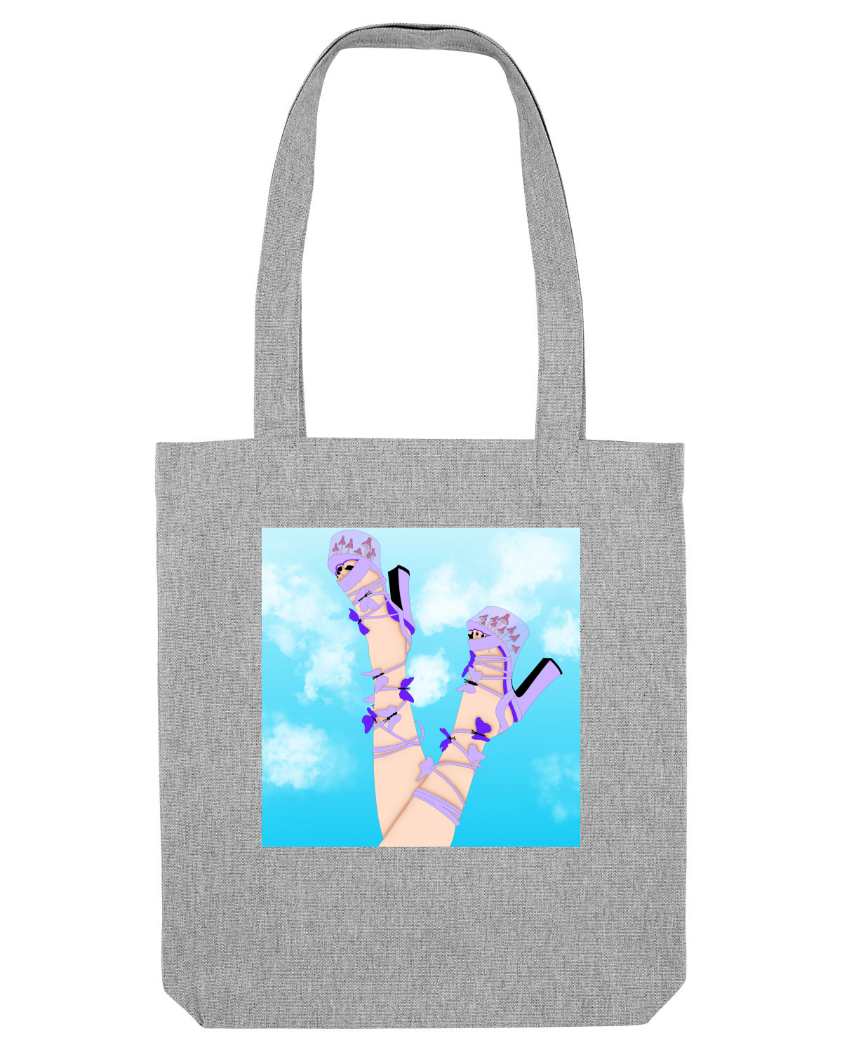 Sacoșă textilă Heather Grey