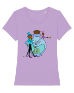 Halloween  Tricou mânecă scurtă guler larg fitted Damă Expresser