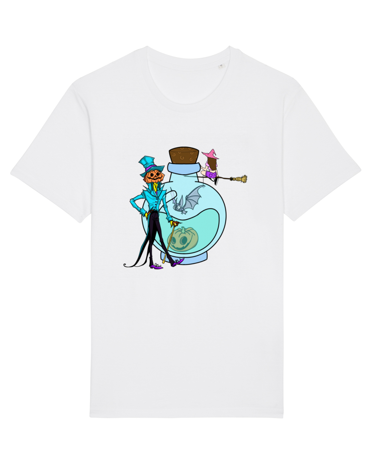 Tricou mânecă scurtă Unisex Rocker White