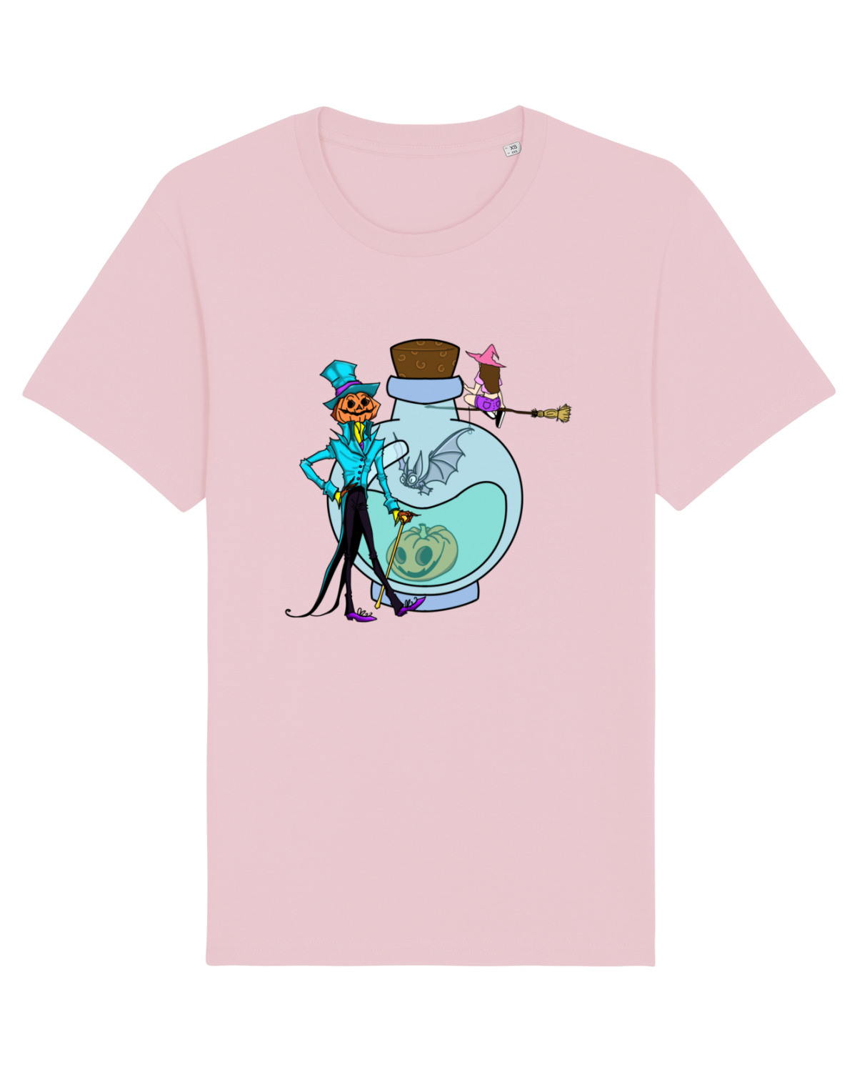 Tricou mânecă scurtă Unisex Rocker Cotton Pink