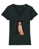 New Yorker  Tricou mânecă scurtă guler V Damă Evoker