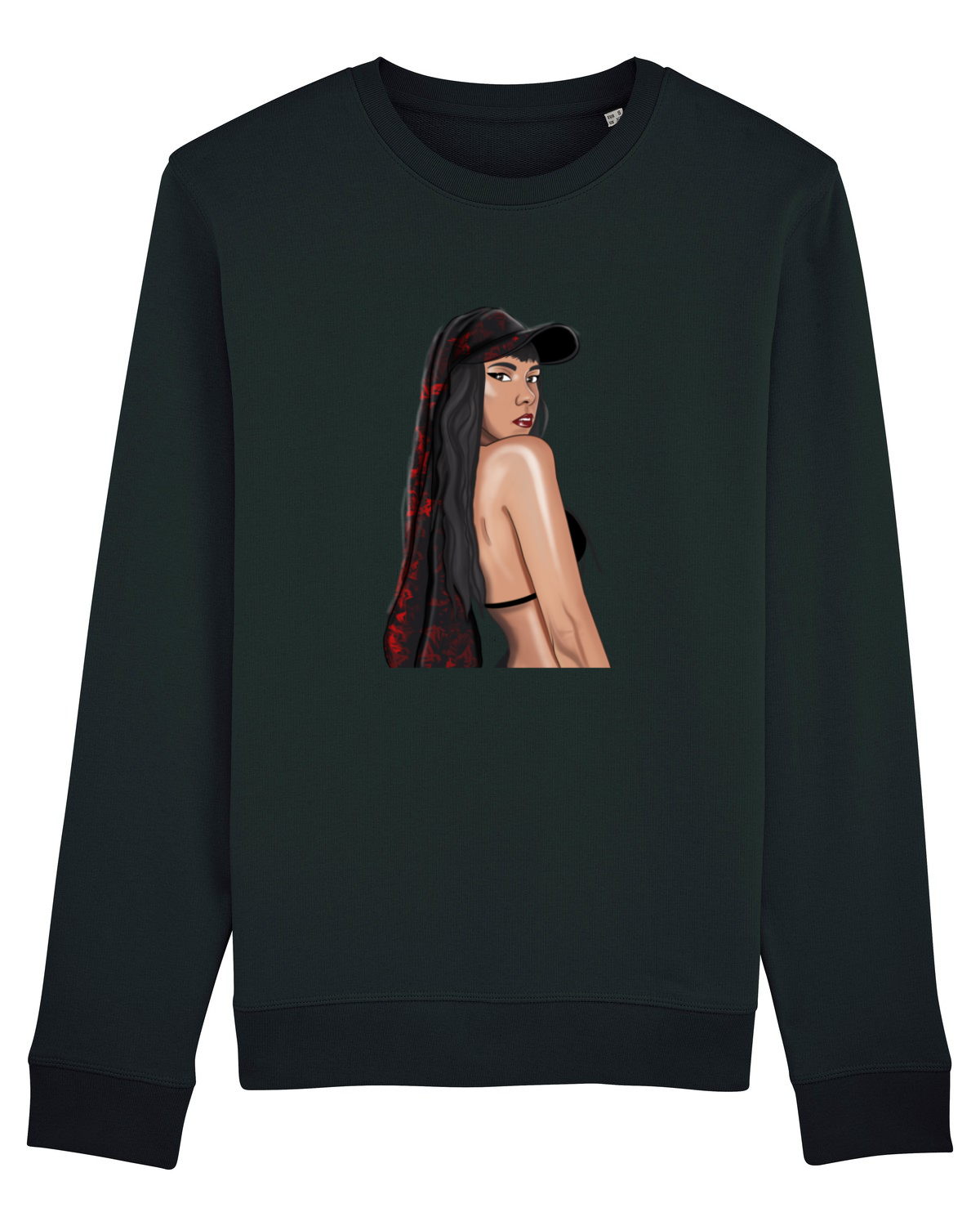 Bluză mânecă lungă Unisex Rise Black