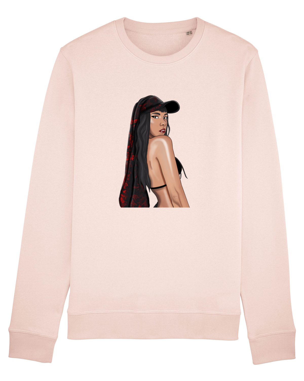 Bluză mânecă lungă Unisex Rise Candy Pink