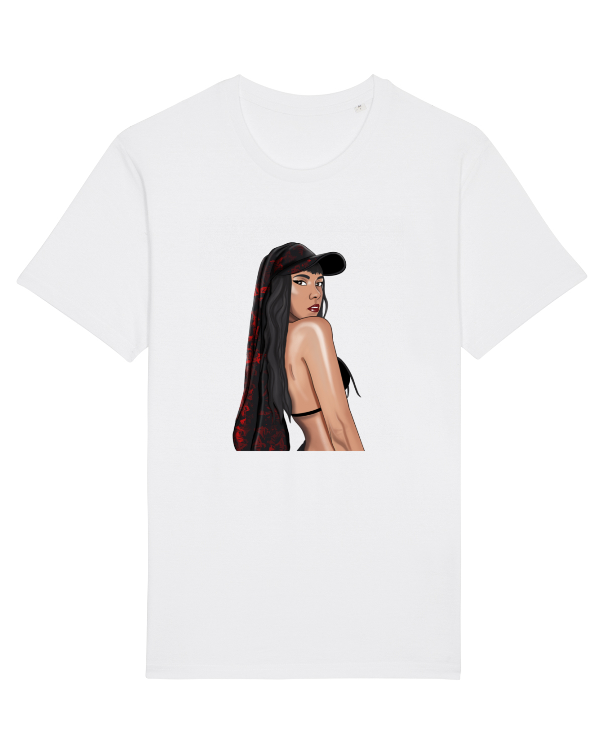Tricou mânecă scurtă Unisex Rocker White