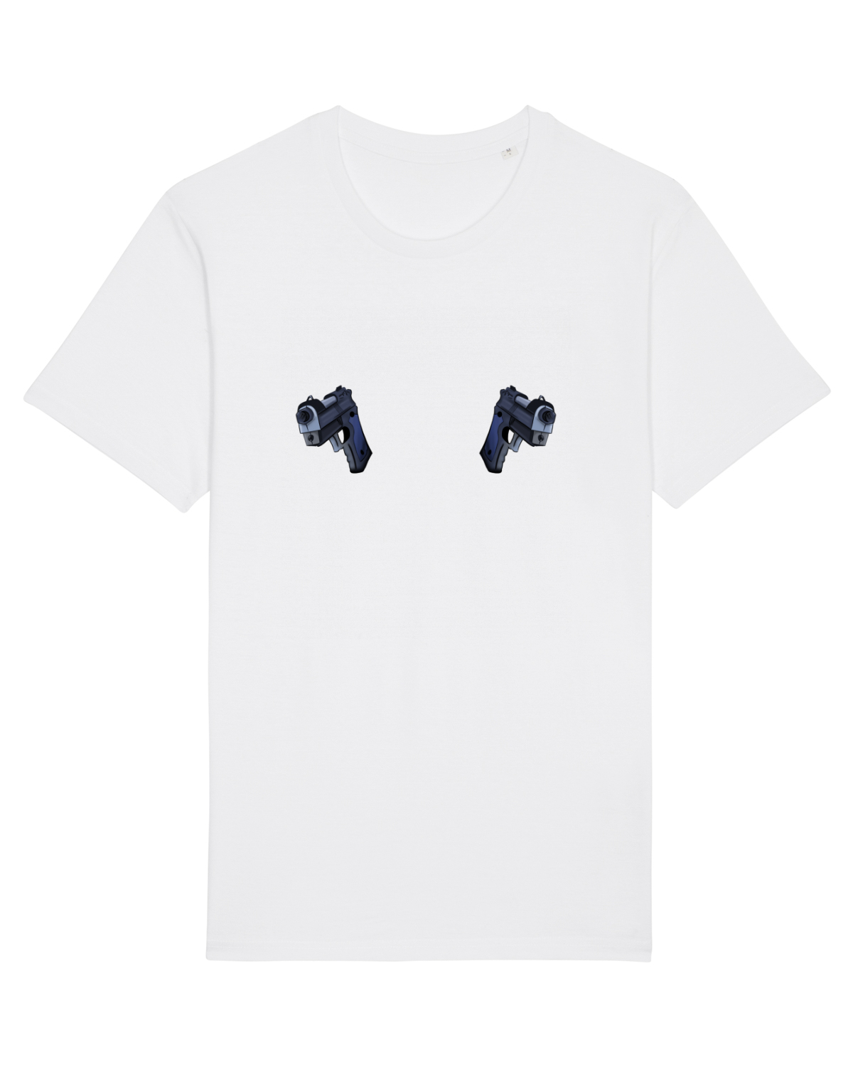 Tricou mânecă scurtă Unisex Rocker White