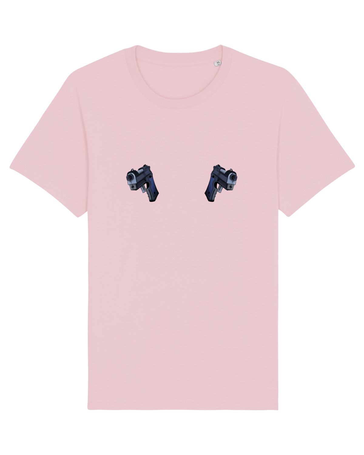 Tricou mânecă scurtă Unisex Rocker Cotton Pink