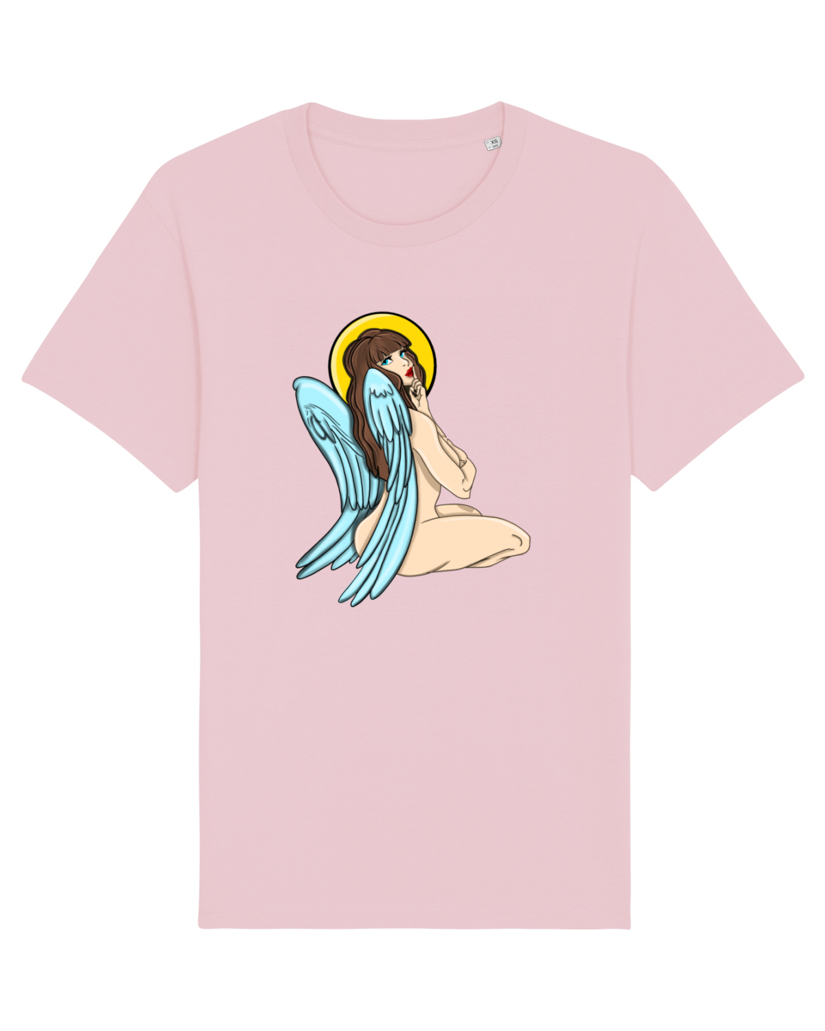 Tricou mânecă scurtă Unisex Rocker Cotton Pink