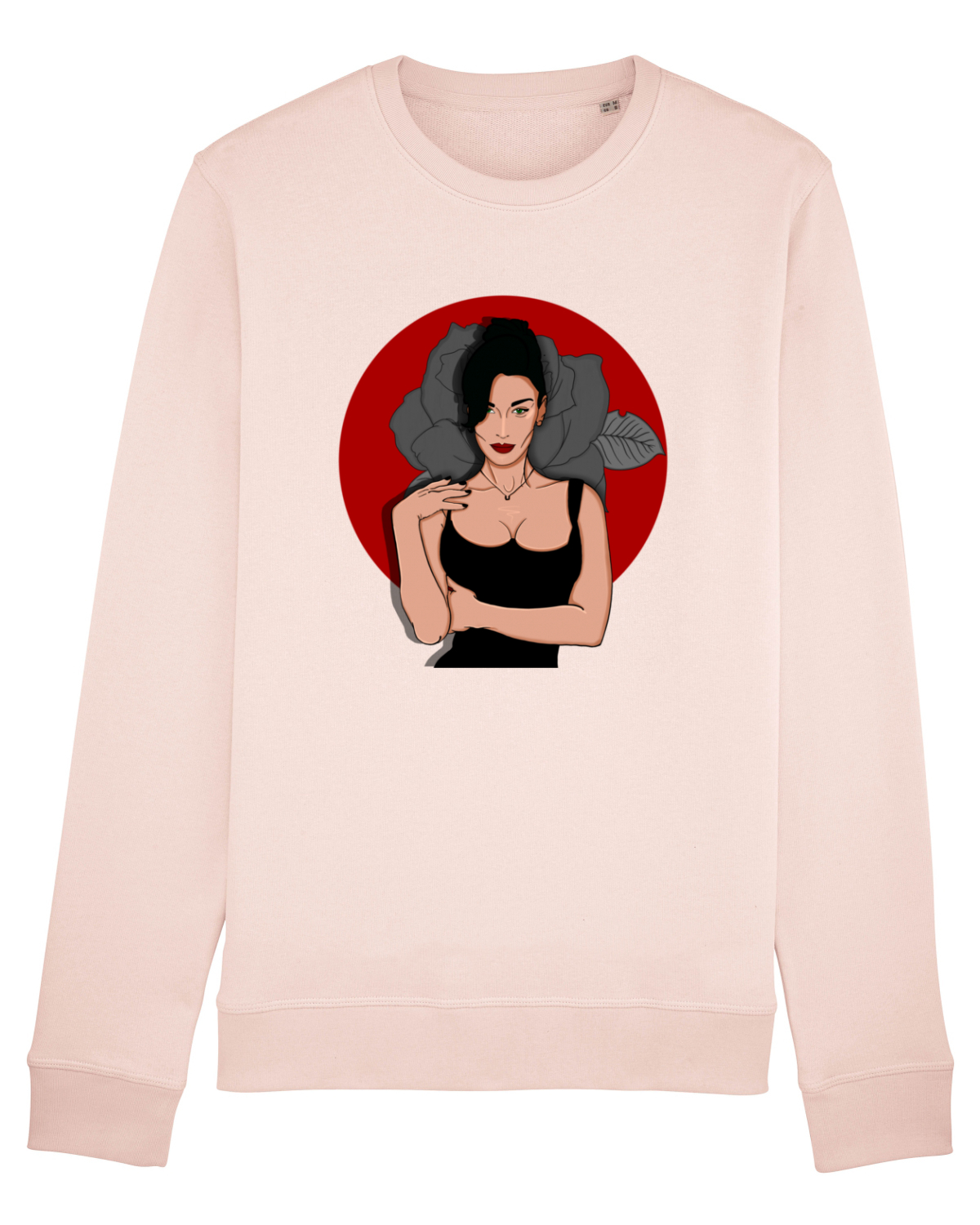 Bluză mânecă lungă Unisex Rise Candy Pink