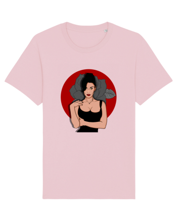 Fata cu trandafiri  Cotton Pink