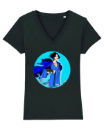 Vărsător Tricou mânecă scurtă guler V Damă Evoker