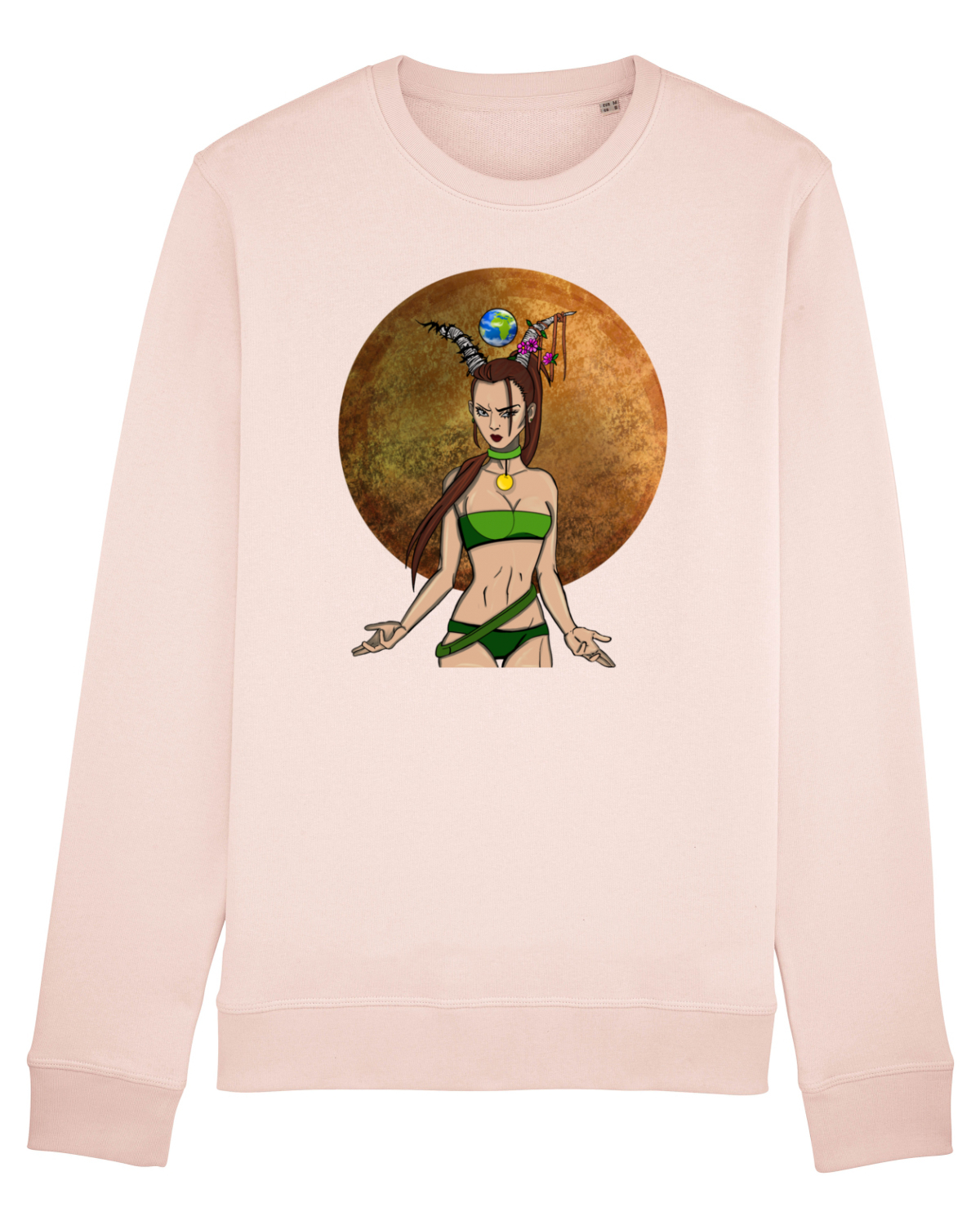 Bluză mânecă lungă Unisex Rise Candy Pink