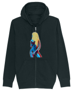 Blonda sexy Hanorac cu fermoar Unisex Connector