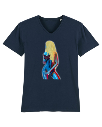 Blonda sexy French Navy