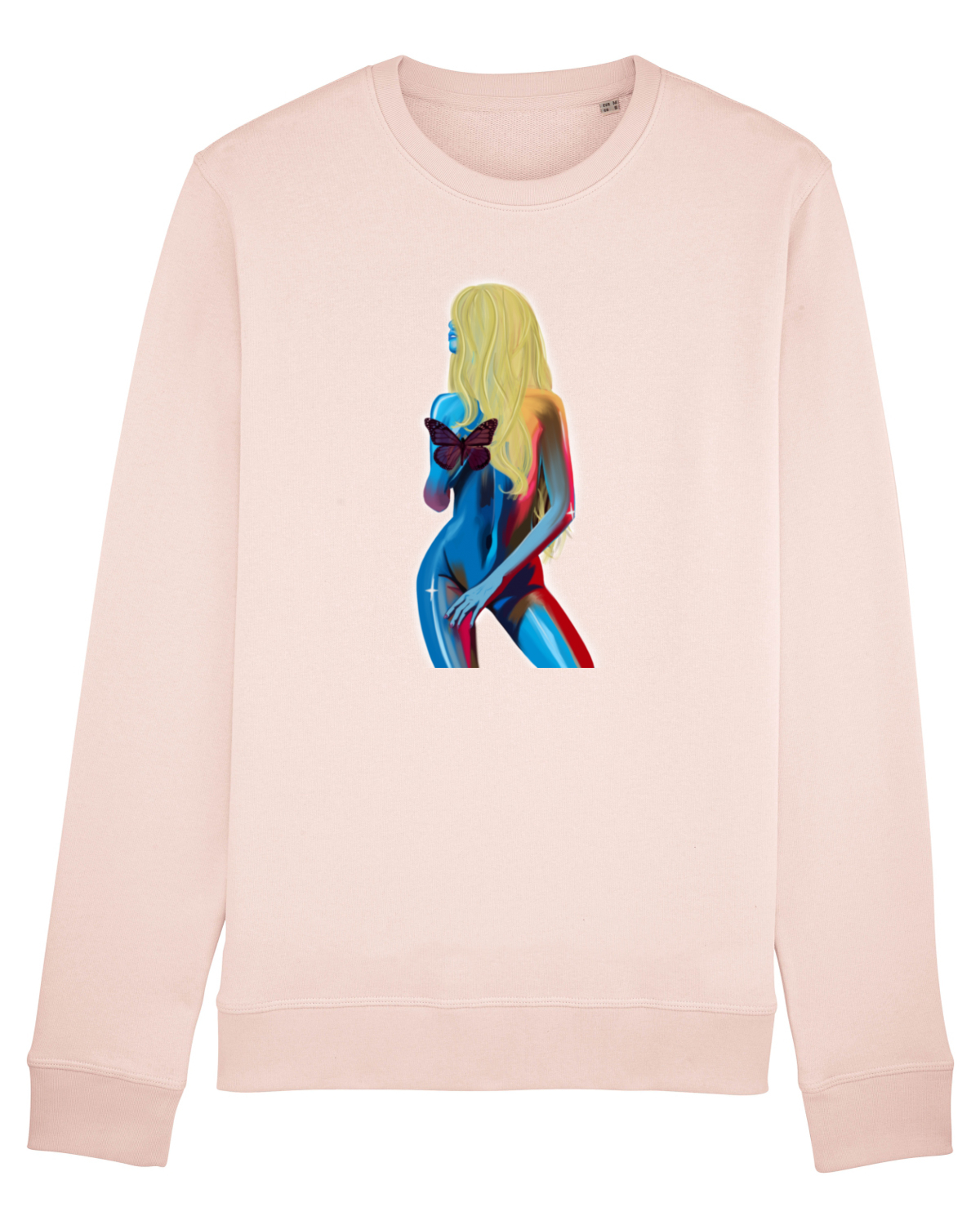 Bluză mânecă lungă Unisex Rise Candy Pink