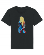 Blonda sexy Tricou mânecă scurtă Unisex Rocker