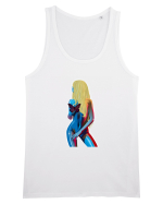 Blonda sexy Maiou Bărbat Runs