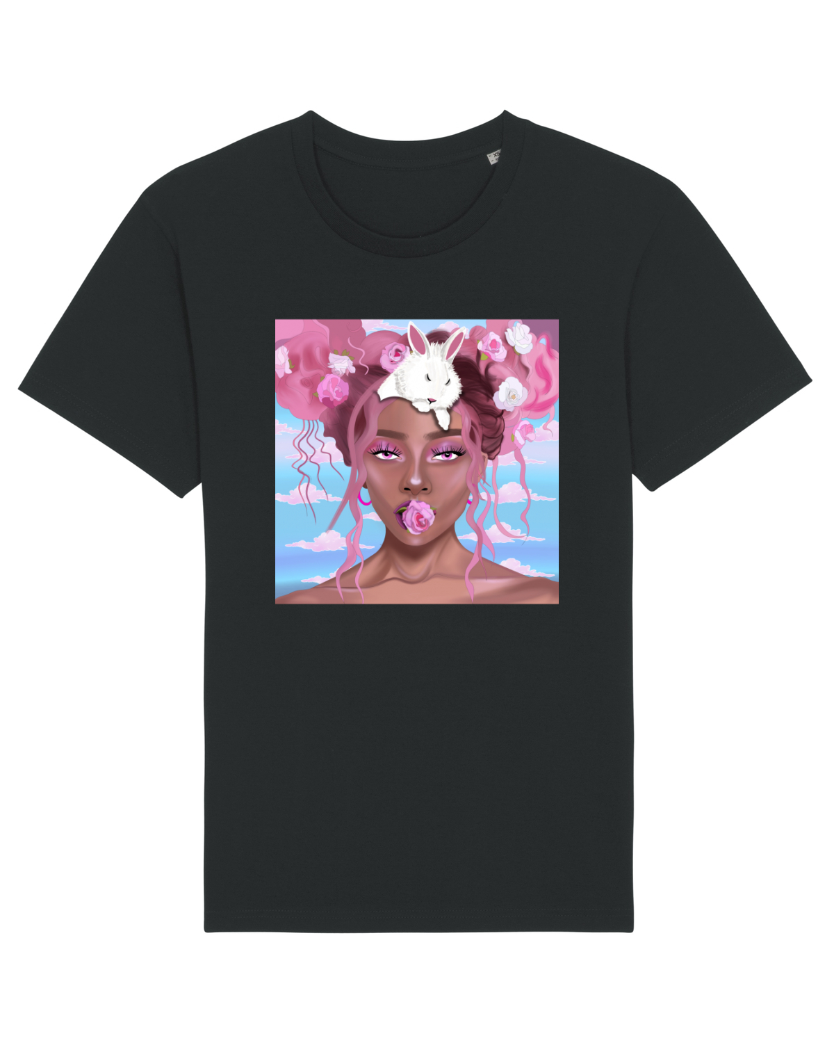 Tricou mânecă scurtă Unisex Rocker Black