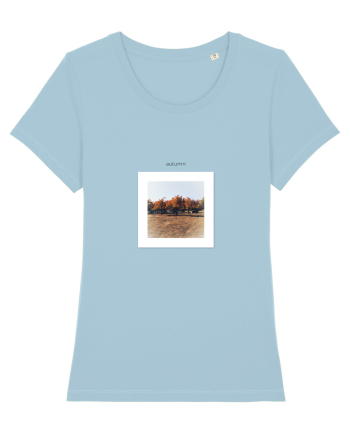 Autumn Frame Sky Blue