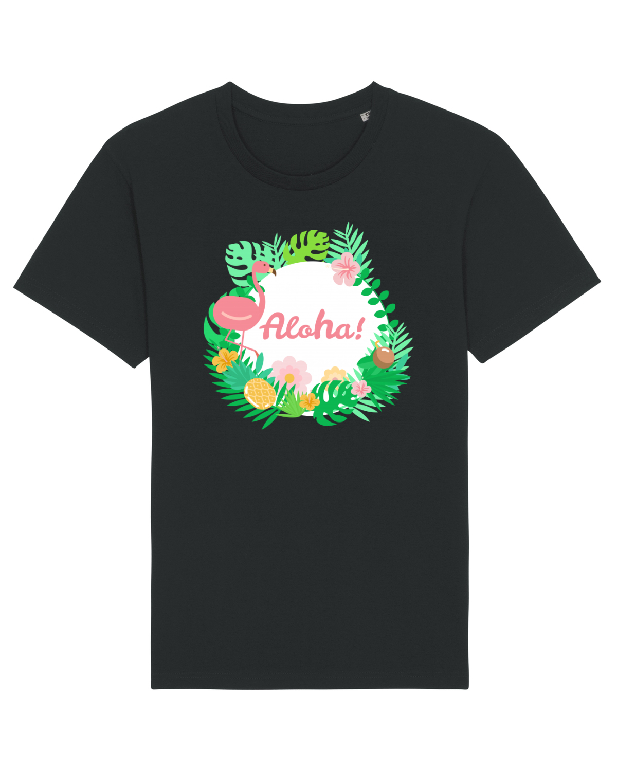 Tricou mânecă scurtă Unisex Rocker Black