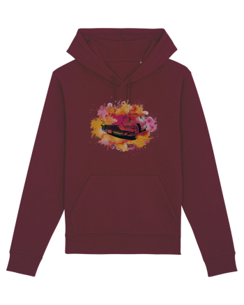 Colorful Cadillac Burgundy