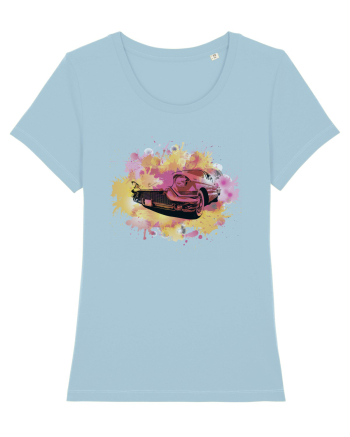 Colorful Cadillac Sky Blue