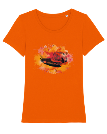 Colorful Cadillac Bright Orange
