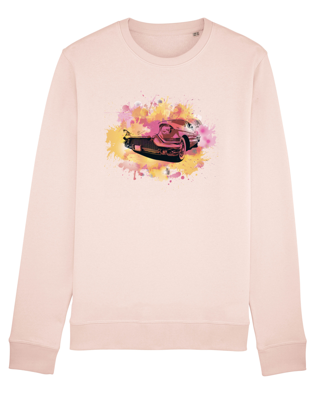 Bluză mânecă lungă Unisex Rise Candy Pink