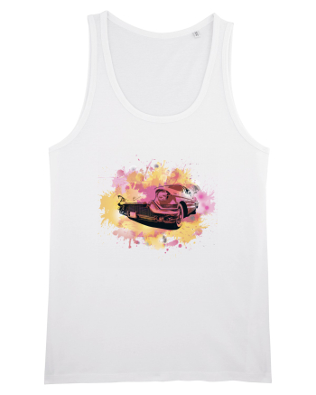 Colorful Cadillac White