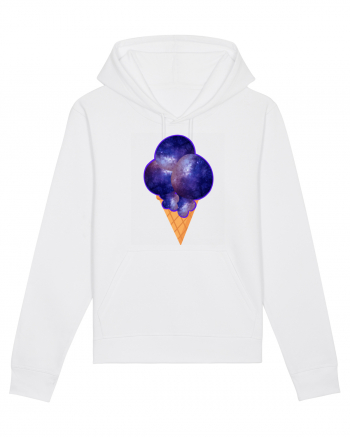 Space ice cream White