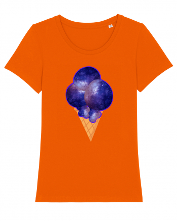 Space ice cream Bright Orange