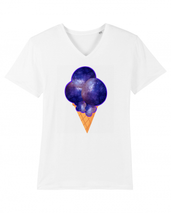 Space ice cream White