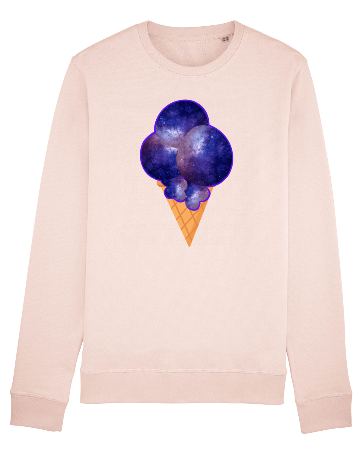 Bluză mânecă lungă Unisex Rise Candy Pink