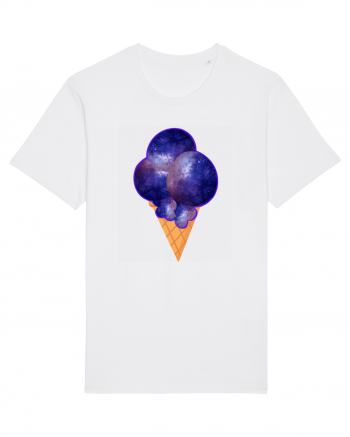Space ice cream White