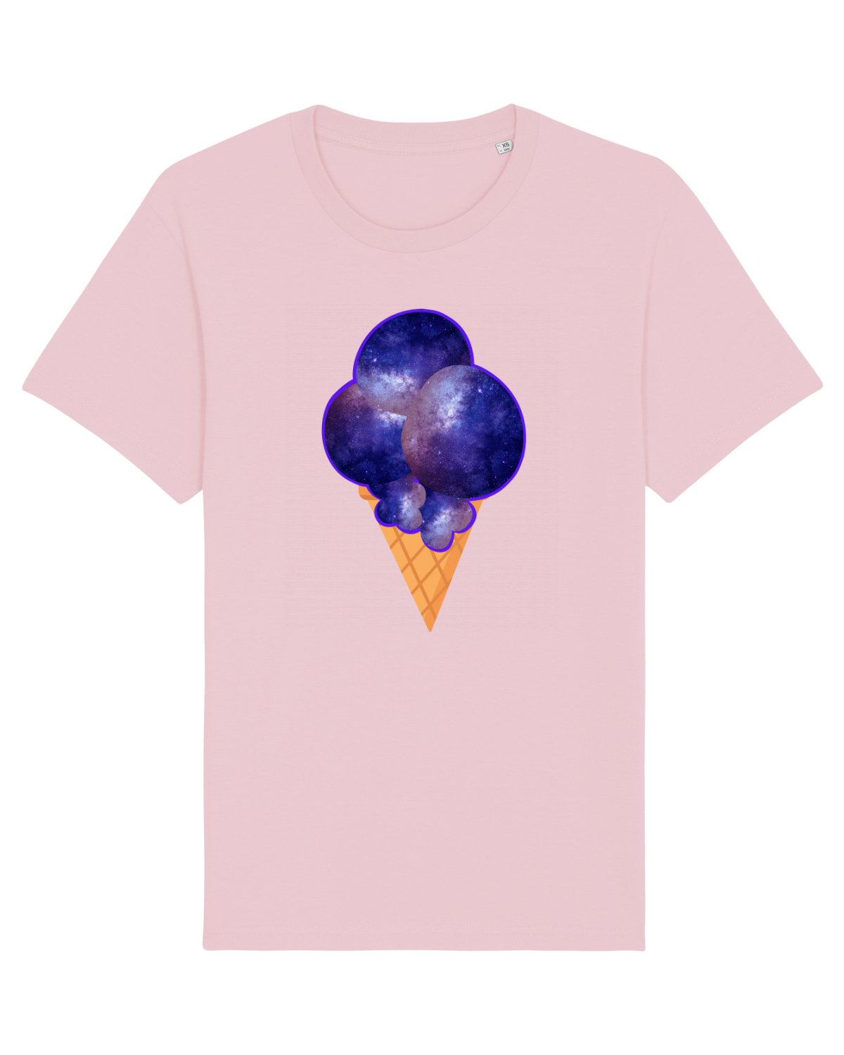 Tricou mânecă scurtă Unisex Rocker Cotton Pink
