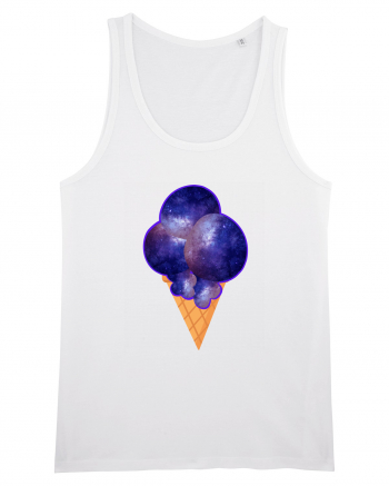 Space ice cream White