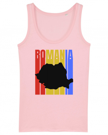 Romania tricolor in stil retro Cotton Pink