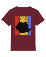 Romania tricolor in stil retro Tricou mânecă scurtă  Copii Mini Creator