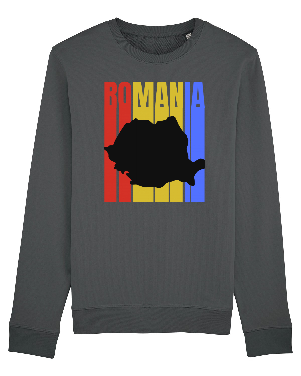 Bluză mânecă lungă Unisex Rise Anthracite