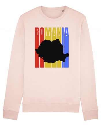 Romania tricolor in stil retro Candy Pink