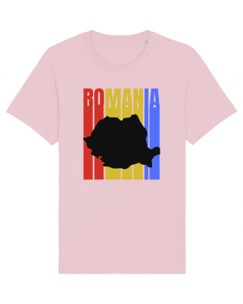 Romania tricolor in stil retro Cotton Pink